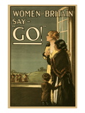 Women of Britain Say Go! Wall Decal by Kealey 