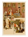 School for Scandal: Portrait Gallery wandtattoos von Lucius Rossi