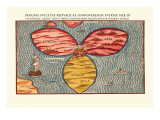 Insignia Inclytae Reipublicae Hannoverensis Patriae Meae Di Veggoverføringsbilde av Heinrich Bunting Insignia Inclytae Reipublicae Hannoverensis Patriae Meae Di Veggoverføringsbilde av Heinrich Bunting