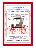 The Famous Blue-Ribbon Line Wall Decal