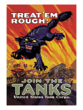Treat 'Em Rough: Join the Tanks Wall Decal by Hutaf 