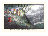 All Night Hunt with Sir Thomas Mostyn Wall Decal by Henry Thomas Alken