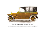 Landaulet with Hood over Front Seat Wall Decal