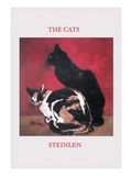 The Cats Vinilos decorativos por Thophile Alexandre Steinlen The Cats Vinilos decorativos por Thophile Alexandre Steinlen