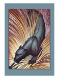 Stalking Panther Wall Decal by Major Felton