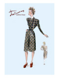 Casual Plaid Dress Autocollant mural