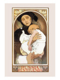 Russia Restituenda Wall Decal by Alphonse Mucha