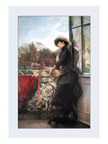 On the Terrace Wall Decal by Julius Stewart