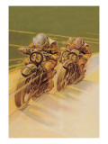 Motorcycle Racing Wall Decal