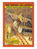 Upon an Ordinary Bicycle, A Sheer Descent: Adam Forepaugh and Sells Brothers Wall Decal