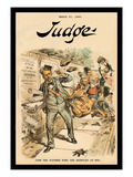 Judge Magazine: John the Postman Rams the Gauntlet of Mud Autocollant mural par Victor 