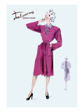 Magenta Dress Wandabziehbild