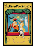 Prof. Hicks London Punch and Judy Wall Decal
