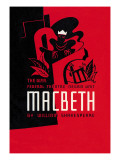 Macbeth: Wpa Federal Theater Negro Unit Decalque em parede por Anthony Velonis Macbeth: Wpa Federal Theater Negro Unit Decalque em parede por Anthony Velonis