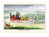 The Four in Hand Wall Decal by Henry Thomas Alken