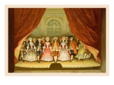 School for Scandal: Cast on Stage Wall Decal by Lucius Rossi