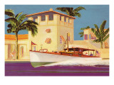 Mathews 46' Sport Cruiser Wall Decal by Douglas Donald