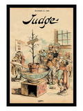 Judge Magazine: Left! Wall Decal by Grant Hamilton