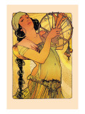 Salome Wall Decal by Alphonse Mucha