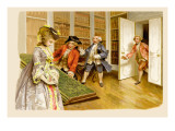 School for Scandal: Caught! Wall Decal by Lucius Rossi