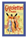 Gigolettes of Paris Autocollant mural par Hap Hadley