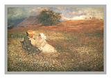 At Irvington-On-Hudson Autocollant mural par Louis Comfort Tiffany