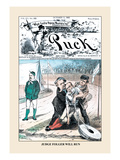 Puck Magazine: Judge Folger Will Run Wall Decal by Joseph Keppler