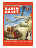 Radio-Craft: Fighter Plane Wall Decal by Alex Schomburg