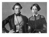 Jefferson Davis and His Wife Wandabziehbild