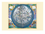 Hemisphaerii Borealis Coeli Wall Decal by Andreas Cellarius