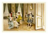 School for Scandal: I'll Be Right Back Wall Decal by Lucius Rossi