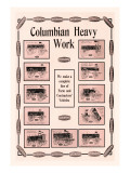Columbian Heavy Work Wall Decal