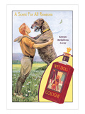 Wet Dog Cologne: A Scent for All Reasons Wall Decal