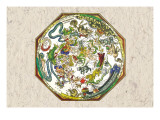 The Celestial Sky Wall Decal by Petrus Apianus