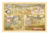 Maps of Eastern Europe and Russia Vinilos decorativos por Abraham Ortelius
