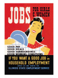 Jobs for Girls and Women Veggoverføringsbilde av Albert Bender