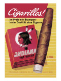 Indiana Cigarillos Wall Decal