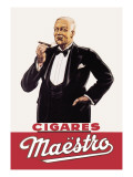 Maestro Cigares Wandabziehbild
