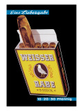 Weisser Rabe Cigars Wall Decal by Hugo Laubi