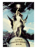 Allgemeine Elektricitats, Gesellschaft Berlin Wall Decal by Louis Schmidt