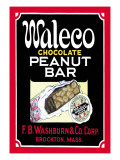 Waleco Chocolate Peanut Bar Wall Decal