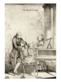 The Mozart Family Wall Decal
