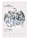 Album Blouses Nouvelles: Five Springtime Fashions Wall Decal