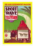 Short Wave and Television: Televised Horse Racing Wall Decal