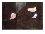 Mother with Children Autocollant mural par Gustav Klimt