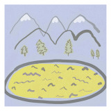 Sunshine on Lake Wall Decal