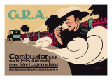 G.R.A.: Smokeless and Odorless Automobiles Wall Decal by Hans Rudi Erdt