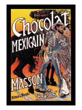 Masson: Chocolat Mexicain Wall Decal by Eugene Grasset