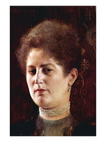 Portrait of a Woman Wall Decal by Gustav Klimt
