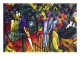 Zoological Gardens Decalque em parede por Auguste Macke